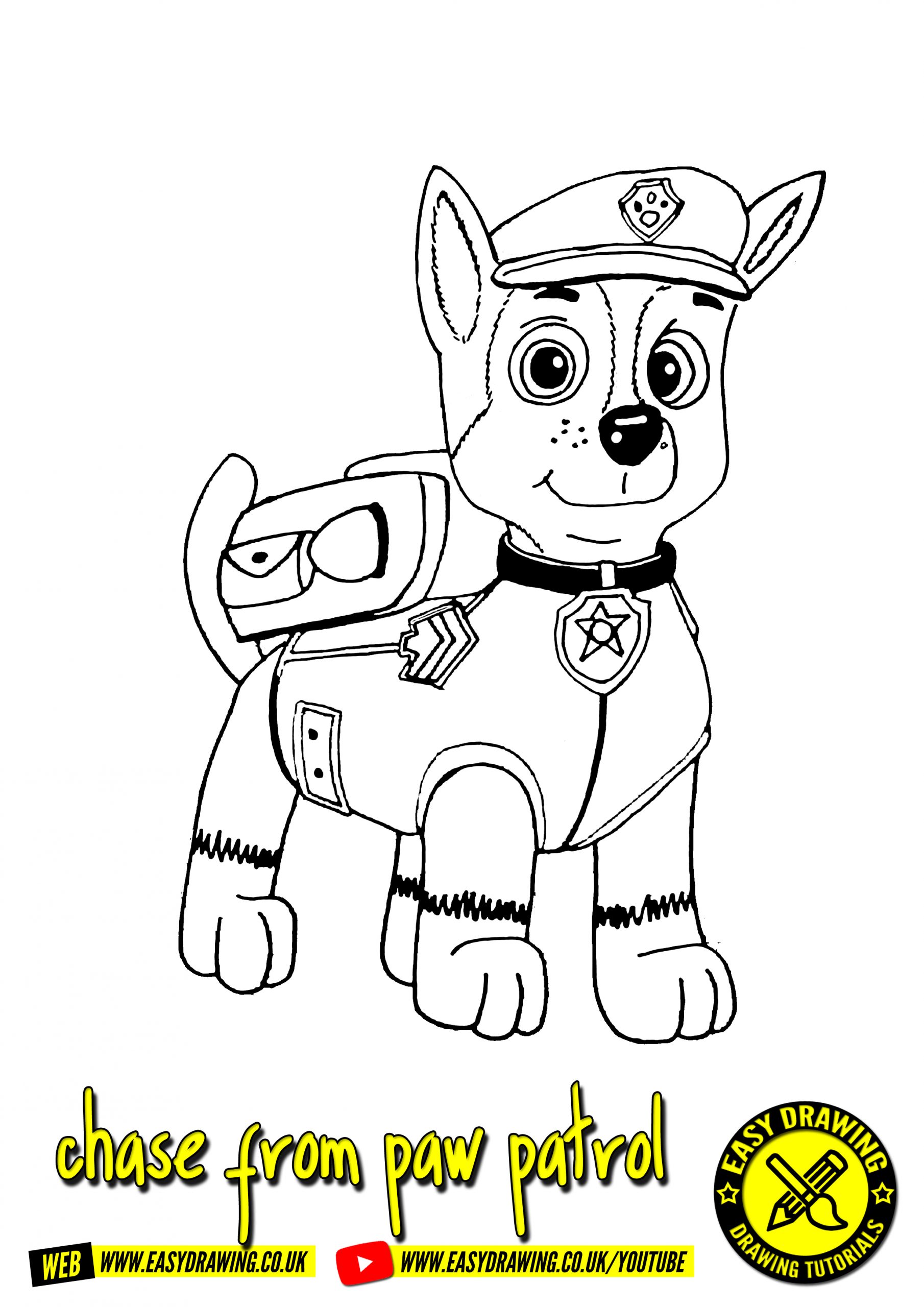 Paw Patrol Theme Birthday Favors Drawing Book with Colors